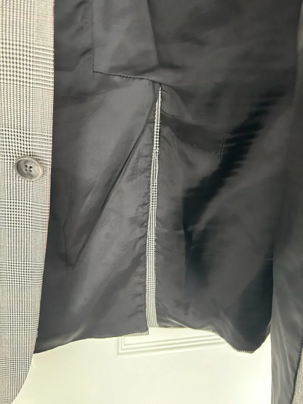 Jack Victor Montreal for Nordstrom 44L Sport Coat Wool Cashmere Houndstooth